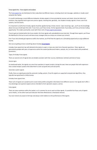 forex signals live forex signals and analysis