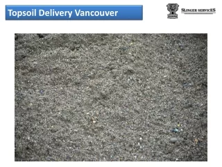 Topsoil delivery vancouver