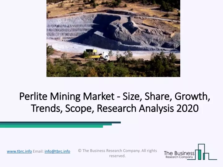 perlite perlite mining mining market trends scope