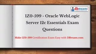 1z0 599 oracle weblogic
