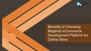 benefits of choosing magento ecommerce