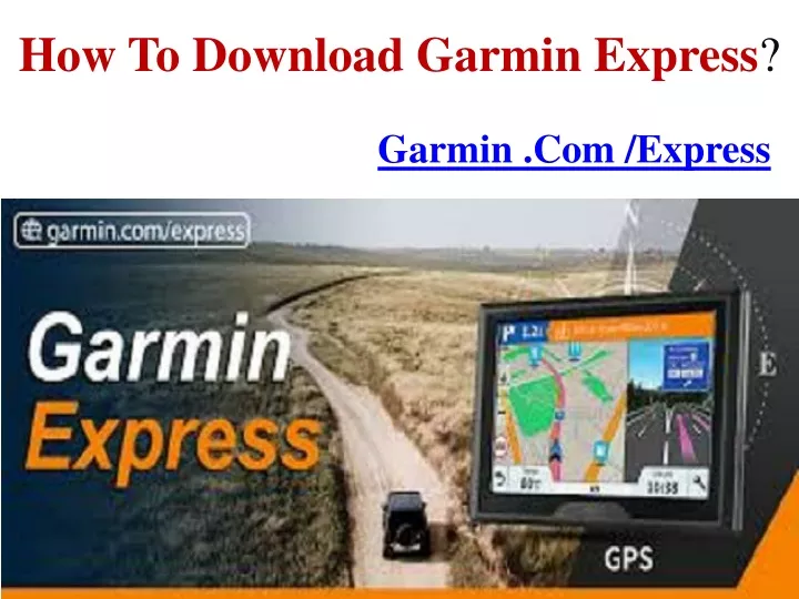 how to download garmin express