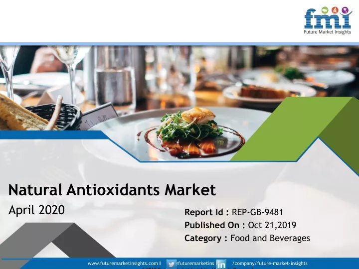 natural antioxidants market april 2020
