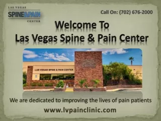 Pain Management Center in Nevada