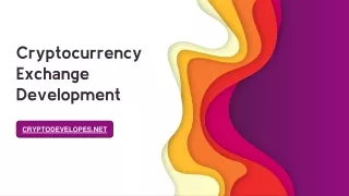 Cryptocurrency Exchange Development Company | Crypto Developers