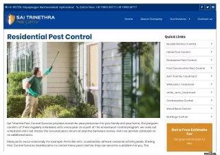 residential pest control hyderabad
