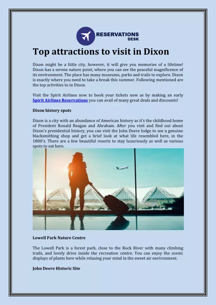 top attractions to visit in dixon dixon might