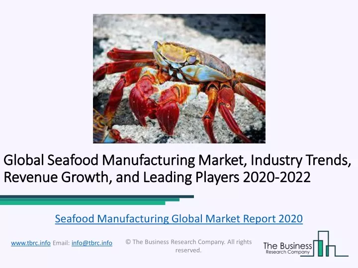 global global seafood manufacturing seafood