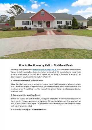 How to Use Homes by Kelli to Find Great Deals