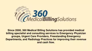 Colorado Emergency Physicians Billing Services - 360 Medical Billing Solutions