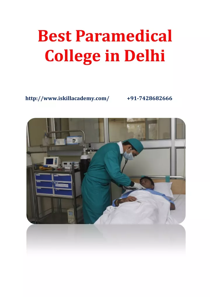 best paramedical college in delhi
