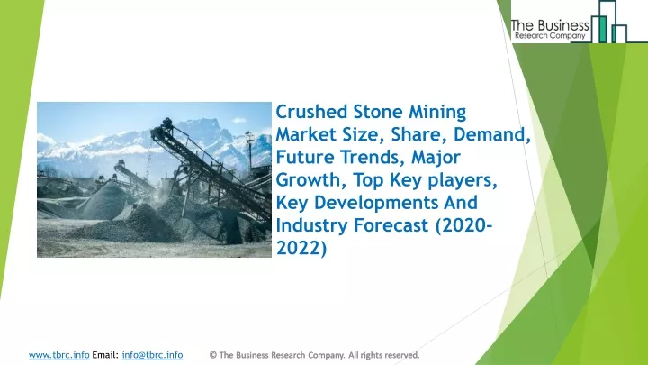 crushed stone mining market size share demand