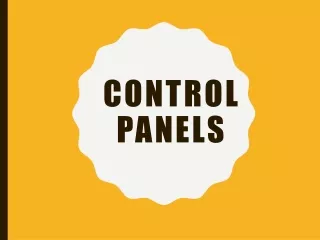 control panels