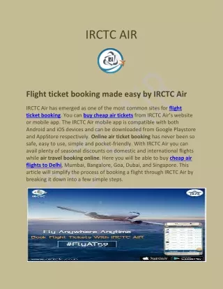 irctc air