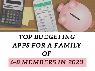 Top Budgeting Apps For A Family Of 6-8 Members in 2020
