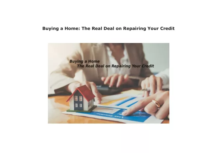 buying a home the real deal on repairing your