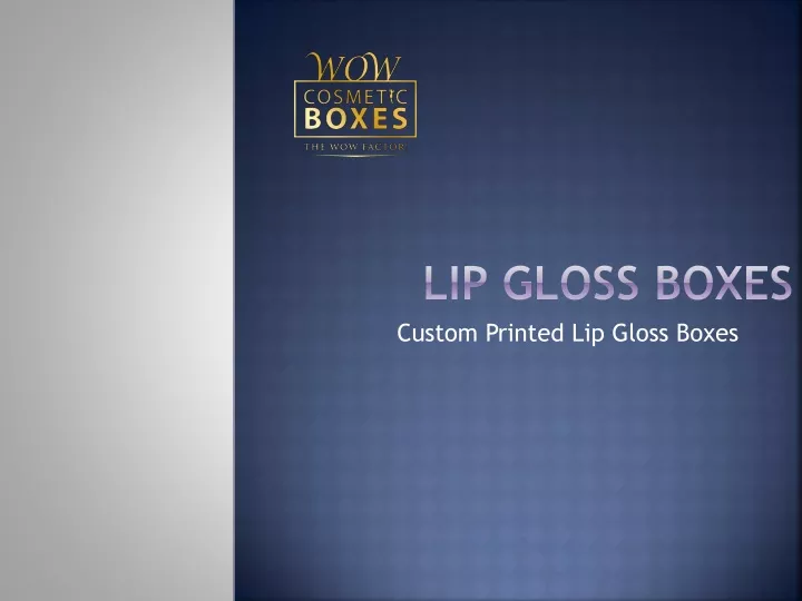 lip gloss boxes