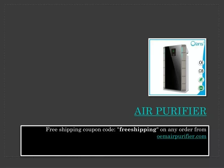 air purifier