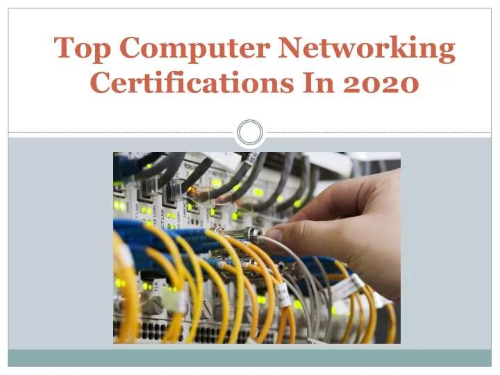 top computer networking certifications in 2020