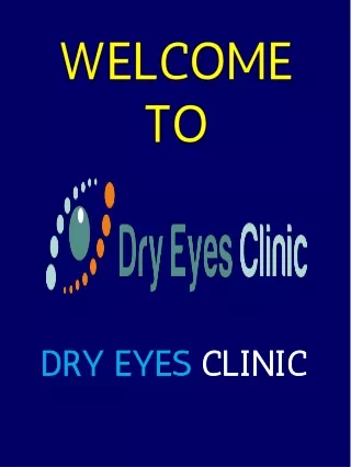 Dry Eyes Clinic South London | Eye Clinic London | Dry Eye Clinic