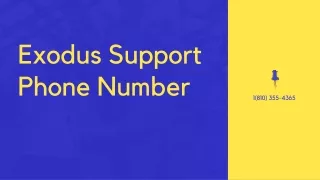 Exodus Support Phone Number【1(810) 355-4365$$】