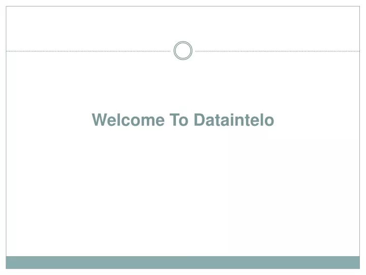 welcome to dataintelo