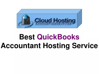 Best QuickBooks Accountant Hosting Services to promote business growth