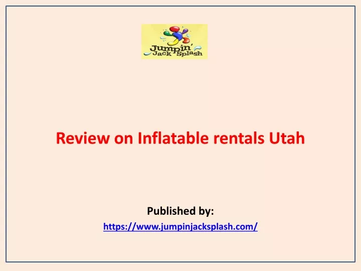 review on inflatable rentals utah published by https www jumpinjacksplash com