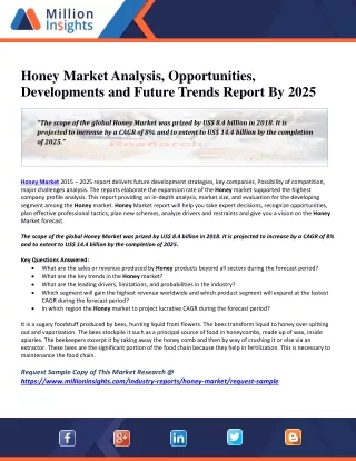 PPT - Honey Market Analysis PowerPoint Presentation, free download - ID 