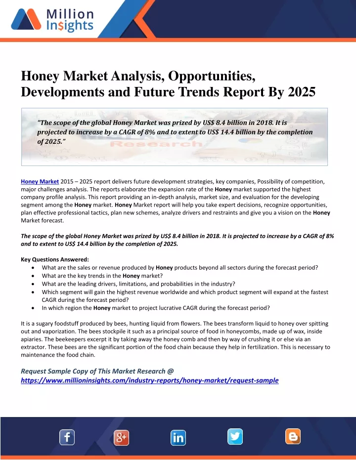 honey market analysis opportunities developments