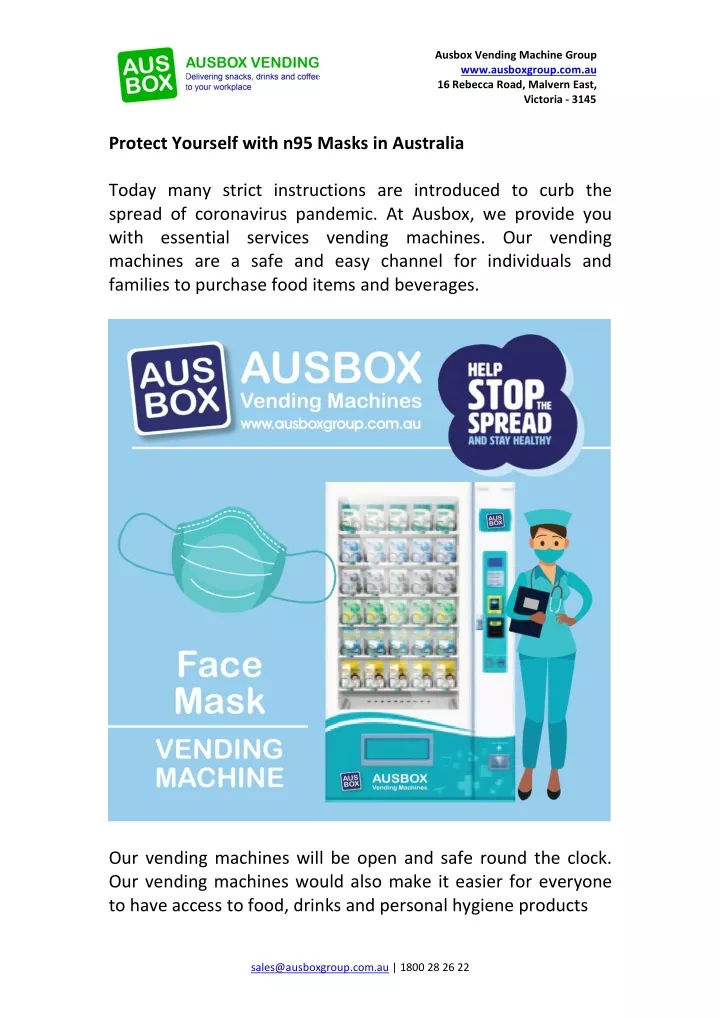 ausbox vending machine group www ausboxgroup