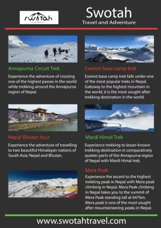 Popular Trekking Destinations in Nepal and Bhutan