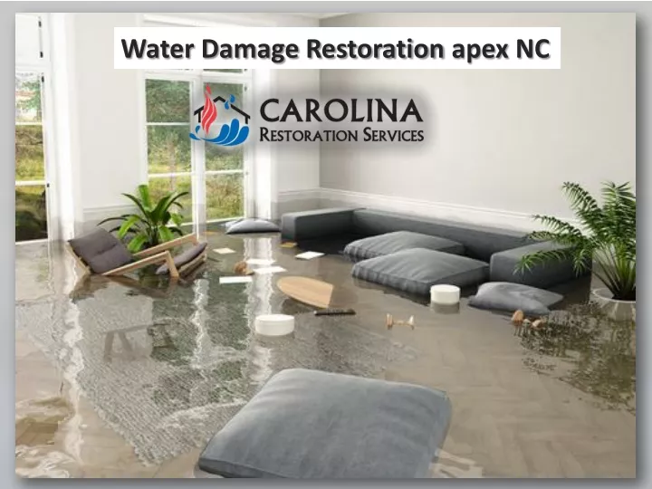 water damage restoration apex nc
