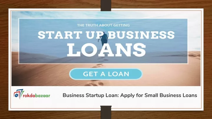 business startup loan apply for small business