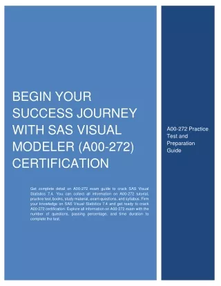 begin your success journey with sas visual