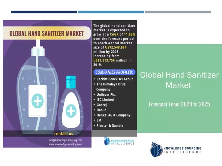 global hand sanitizer market forecast from 2020