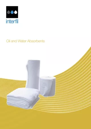 Oil and Water Absorbents - Interfil