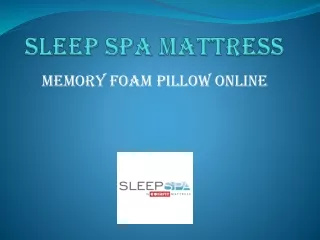 sleep spa mattress