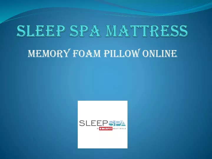 sleep spa mattress