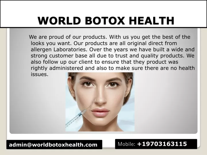world botox health