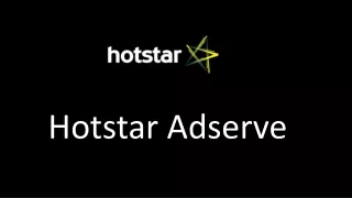 hotstar adserve