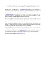 How Motorised Wheelchairs Are Helpful For Elderly And Disabled Persons? - slide 1