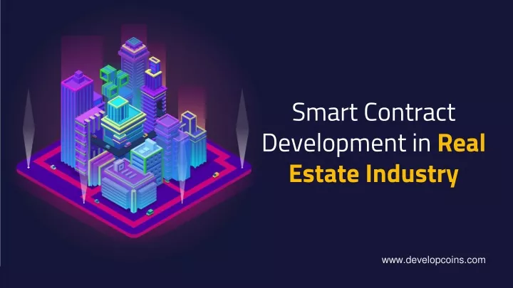 smart contract development in real estate industry