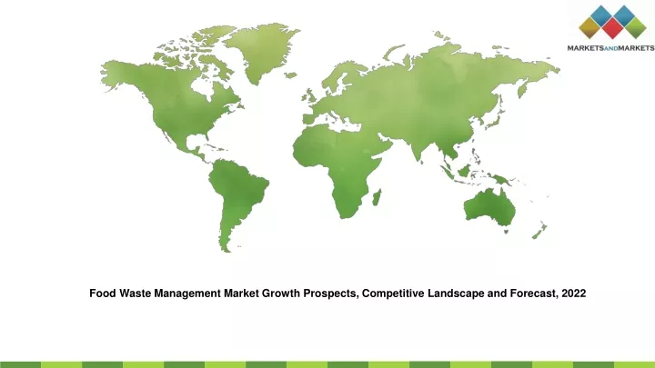 food waste management market growth prospects