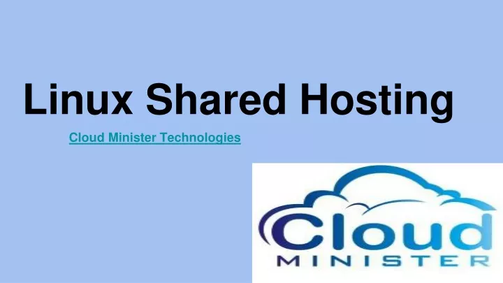 linux shared hosting