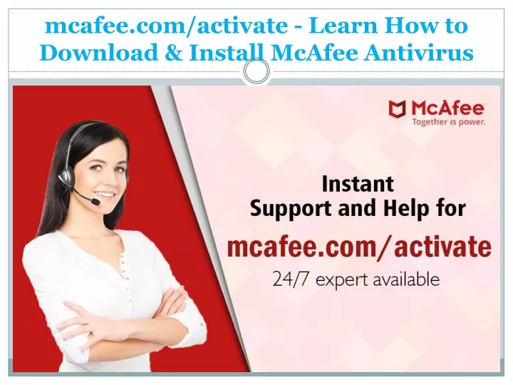 mcafee com activate learn how to download install mcafee antivirus