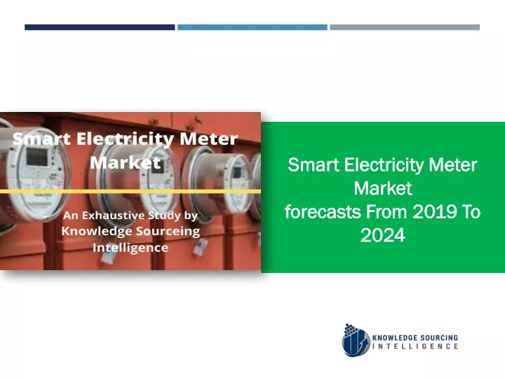 smart electricity meter market forecasts from
