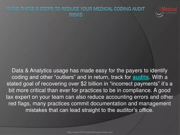 avoid these 8 steps to reduce your medical coding audit risks
