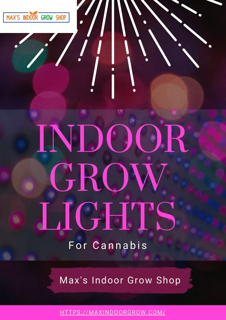 indoor grow lights for cannabis