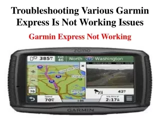 Troubleshooting Various Garmin  Express Is Not Working Issues